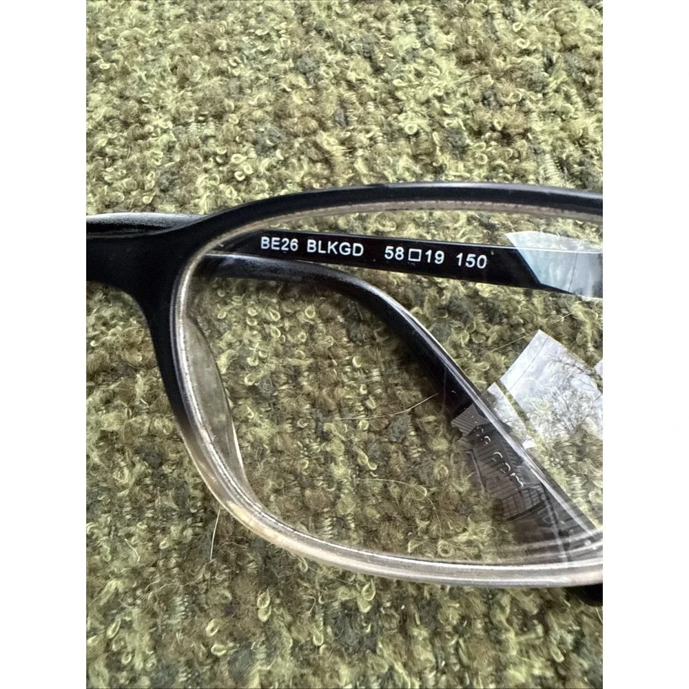 BIO EYES EYEWEAR BOABAB BLACK CLEAR 54/18/140 BE26 FLEXHINGE !H14